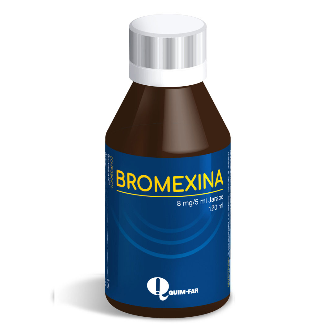 BROMEXINA 8MG JBE AD 120ML (QUIMFAR)
